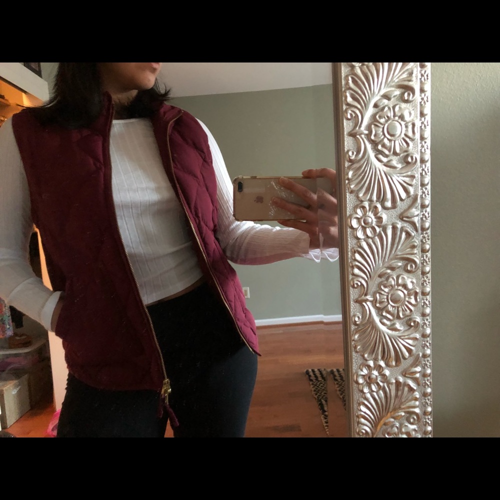 JCREW PUFFER VEST